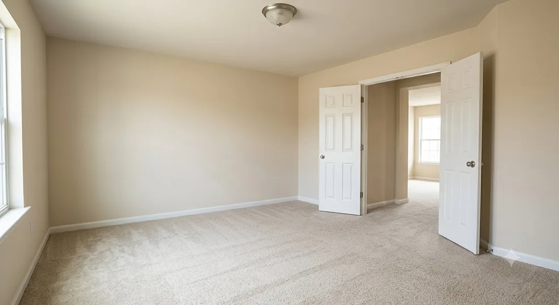 Clean empty room after a Marietta house cleanout