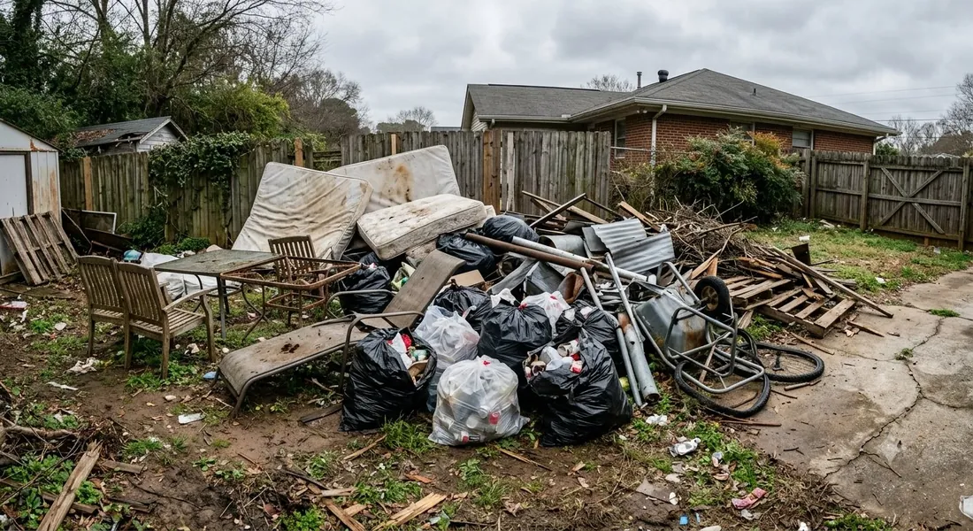 Hot Tub & Yard Debris in Marietta GA